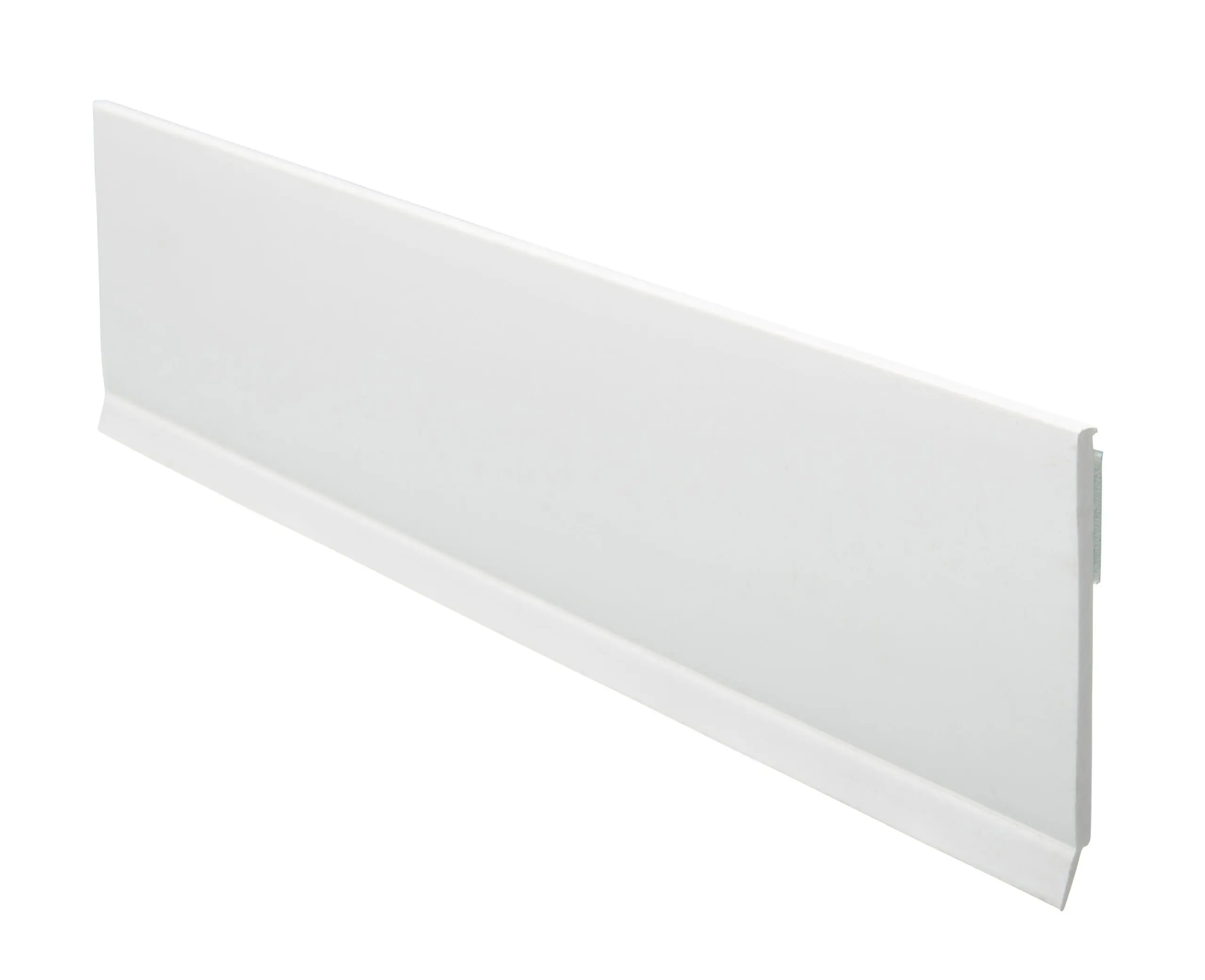 2192, 1.0 m - edge trim with lip, white