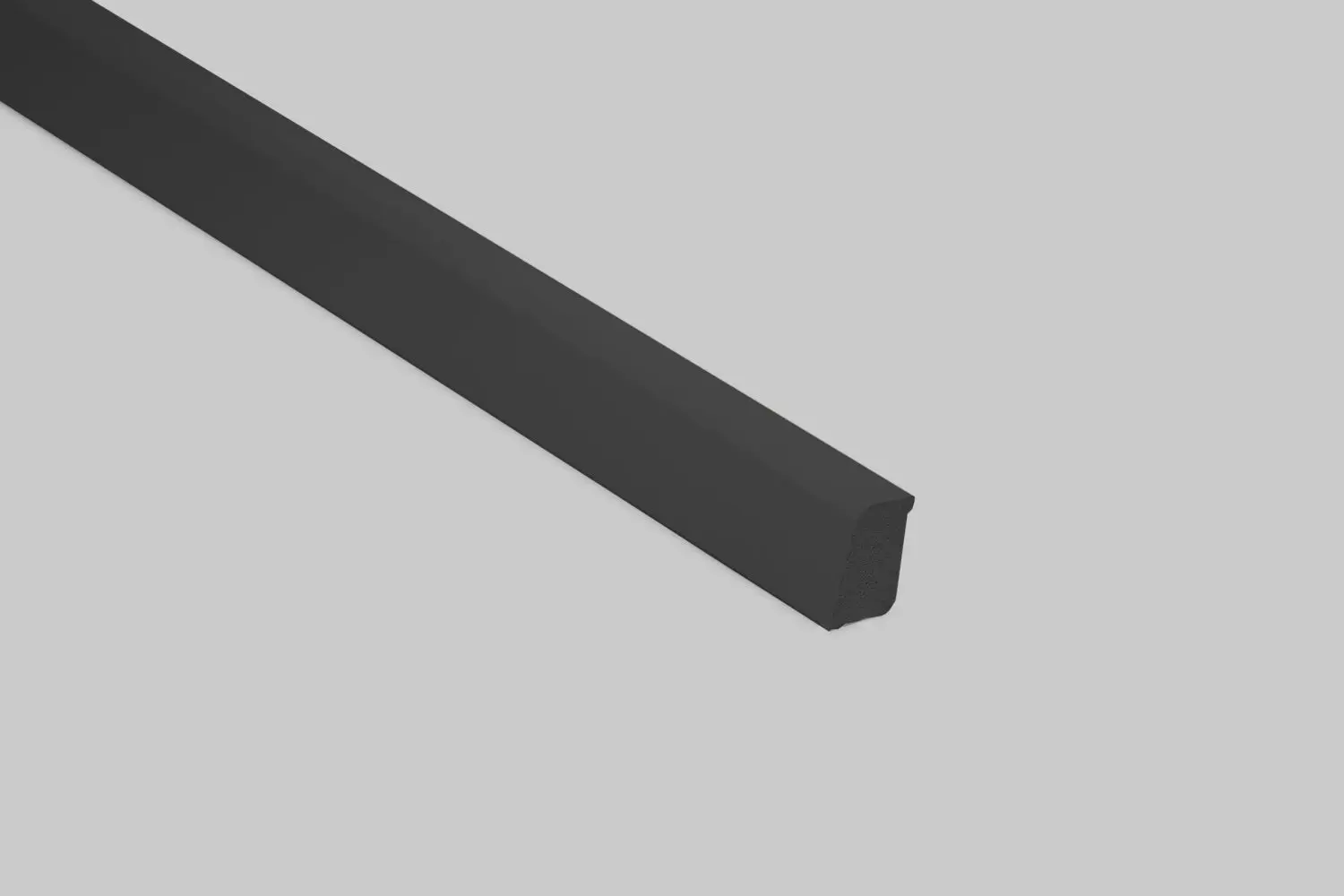 5065, 2.5 m raised beading, black